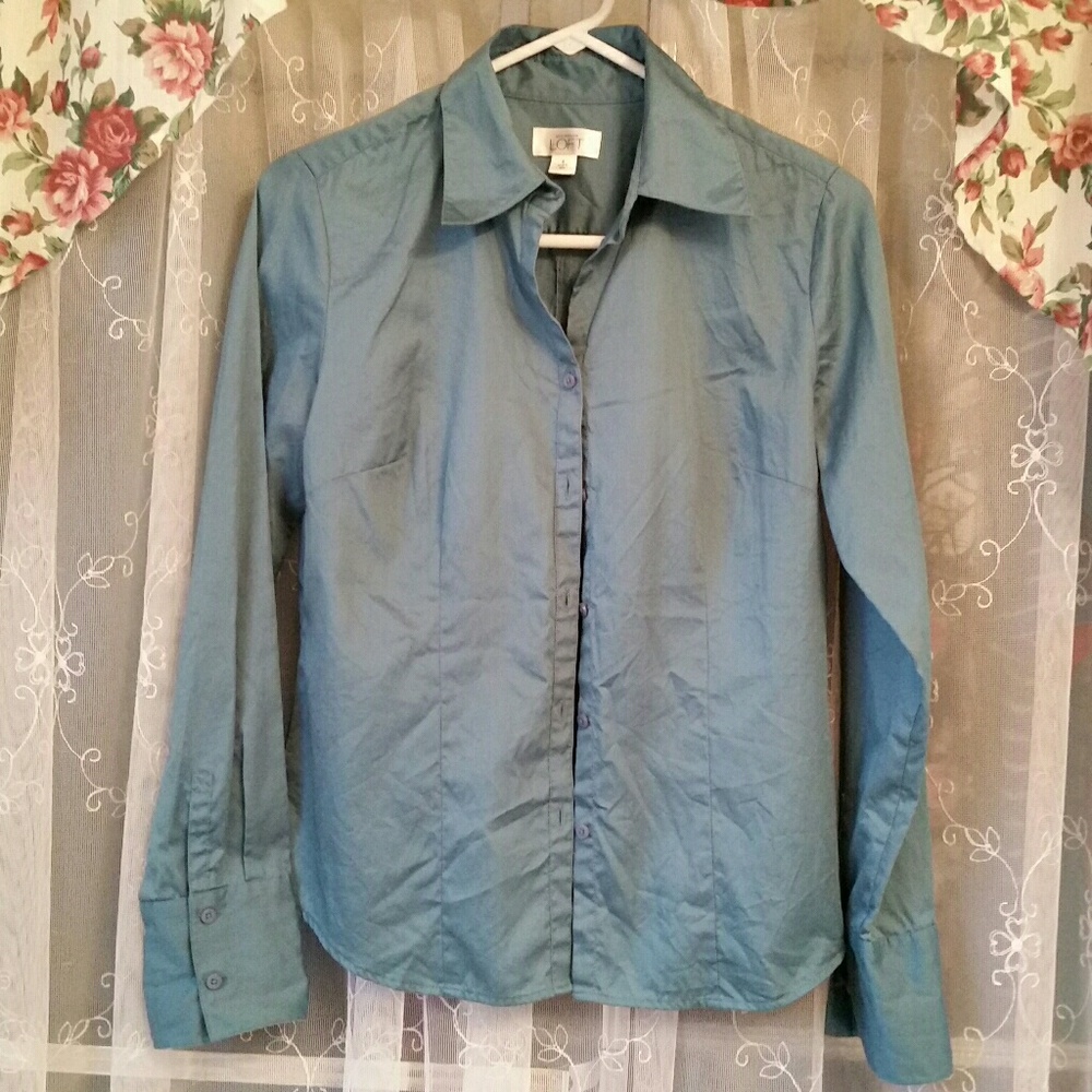 Ann Taylor Loft Sz 8 Long Sleeve top
